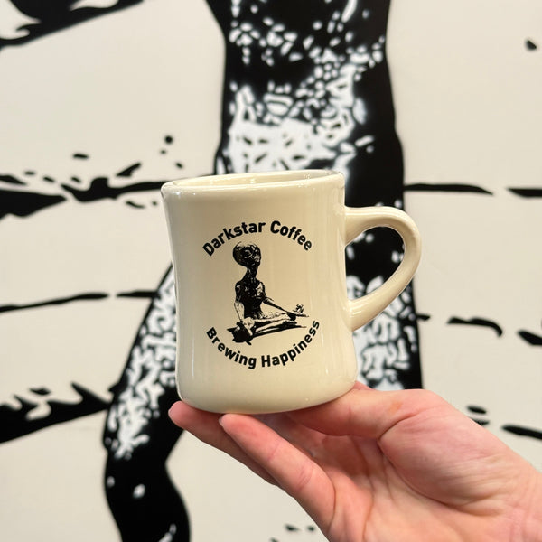 Darkstar Coffee Alien Retro Diner Mug