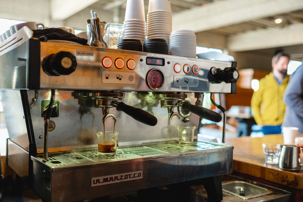La Marzocco Commerical Coffee Machine On Bench