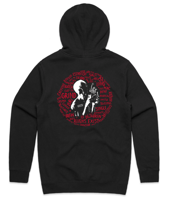 Darkstar Alien Long Sleeve Hoodie - Darkstar Coffee