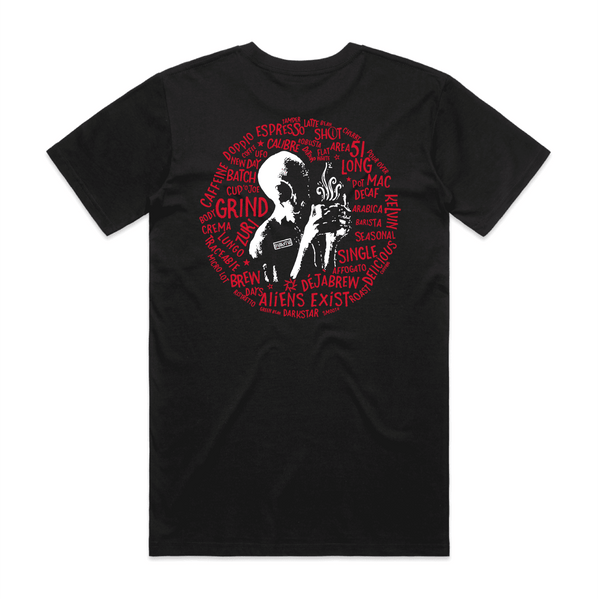 Darkstar Alien T-Shirt Short Sleeve Back